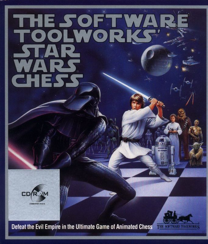 Star Wars Chess box art for Sega Mega CD